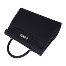 Load image into Gallery viewer, Kelly 35 Bag Black Retourne Togo Palladium Hardware New