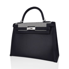 Load image into Gallery viewer, Kelly 32 Sellier Bag Toile H Berline &amp; Plume Swift Leather with Palladium Hardware