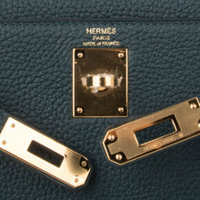 Load image into Gallery viewer, Kelly Ado II Backpack Vert Cypress Gold Hardware New