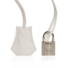 Load image into Gallery viewer, Kelly Ado 28 Bag White Evergrain Palladium Hardware