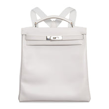 Load image into Gallery viewer, Kelly Ado 28 Bag White Evergrain Palladium Hardware