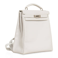 Load image into Gallery viewer, Kelly Ado 28 Bag White Evergrain Palladium Hardware