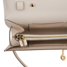 Load image into Gallery viewer, Kelly Classique To Go Wallet Craie Epsom Gold Hardware New w/Box