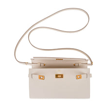 Load image into Gallery viewer, Kelly Classique To Go Wallet Craie Epsom Gold Hardware New w/Box