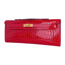 Load image into Gallery viewer, Kelly Cut Bag Braise Niloticus Crocodile with Gold Hardware