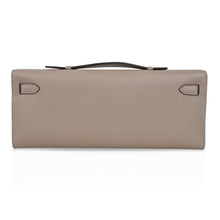 Load image into Gallery viewer, Kelly Cut Bag Gris Asphalte Gray Clutch Swift Palladium