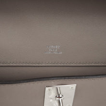 Load image into Gallery viewer, Kelly Cut Bag Gris Asphalte Gray Clutch Swift Palladium