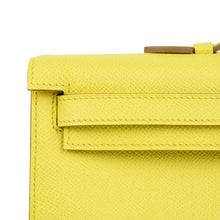 Load image into Gallery viewer, Kelly Cut Bag Clutch Souffre Rare to Find Epsom Leather
