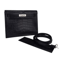 Load image into Gallery viewer, Limited Edition Kelly Danse Bag Matte Black Crocodile