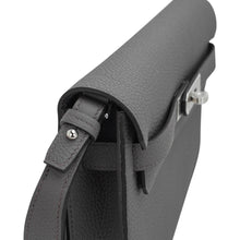 Load image into Gallery viewer, Kelly Depeches 25 Pouch Bag Etain Togo Leather with Palladium Hardware