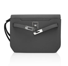 Load image into Gallery viewer, Kelly Depeches 25 Pouch Bag Etain Togo Leather with Palladium Hardware