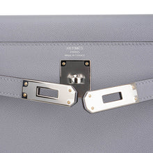 Load image into Gallery viewer, Kelly Elan Gris Pantin Veau Madame Leather with Palladium Hardware