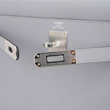 Load image into Gallery viewer, Kelly Elan Gris Pantin Veau Madame Leather with Palladium Hardware