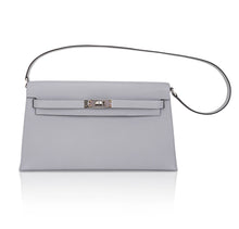 Load image into Gallery viewer, Kelly Elan Gris Pantin Veau Madame Leather with Palladium Hardware