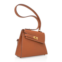 Load image into Gallery viewer, Limited Edition Kelly en Desordre Mini 20 Sellier Bag Gold Epsom Leather with Gold Hardware