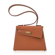 Load image into Gallery viewer, Limited Edition Kelly en Desordre Mini 20 Sellier Bag Gold Epsom Leather with Gold Hardware