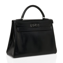 Load image into Gallery viewer, Kelly 32 So Black Bag Box Leather Limited Edition