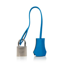 Load image into Gallery viewer, Kelly Messenger PM Blue Zanzibar Evercolor Leather with Palladium Hardware