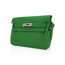 Load image into Gallery viewer, Kelly Messenger 25 Bag Vert Yucca Evercolor Leather with Palladium Hardware