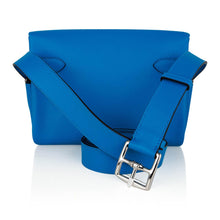 Load image into Gallery viewer, Kelly Messenger PM Blue Zanzibar Evercolor Leather with Palladium Hardware