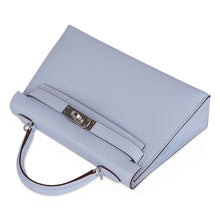 Load image into Gallery viewer, Kelly 20 Mini Sellier Bag Blue Brume Epsom Leather Gold Hardware