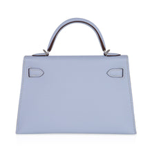 Load image into Gallery viewer, Kelly 20 Mini Sellier Bag Blue Brume Epsom Leather Gold Hardware