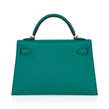 Load image into Gallery viewer, Kelly 20 Mini Sellier Bag Jade Epsom Leather Gold Hardware New w/Box