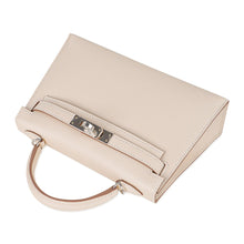 Load image into Gallery viewer, Kelly 20 Mini Sellier Bag Craie Epsom Leather Palladium Hardware New w/Box