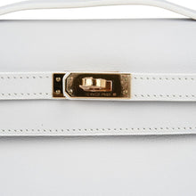 Load image into Gallery viewer, Kelly Pochette Clutch Bag Very Rare White Gold Hardware
