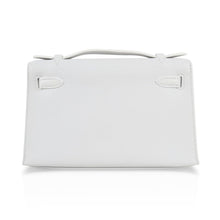 Load image into Gallery viewer, Kelly Pochette Clutch Bag Very Rare White Gold Hardware