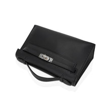 Load image into Gallery viewer, Kelly Pochette Clutch Bag Black Swift Leather with Palladium Hardware