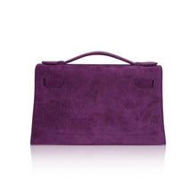 Load image into Gallery viewer, Limited Edition Kelly Pochette Violet Doblis Clutch Bag with Palladium Hardware