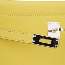 Load image into Gallery viewer, Kelly Pochette Clutch Bag Jaune De Naples Swift Leather with Palladium Hardware