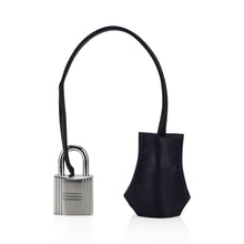 Load image into Gallery viewer, Kelly 25 Sellier Bag Quadrille Black &amp; White Viking Toile Swift Leather with Palladium Hardware