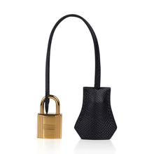Load image into Gallery viewer, Kelly Sellier 25 Bag Black Epsom Gold Hardware New