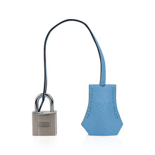 Load image into Gallery viewer, Kelly Sellier 25 Bag Blue Celeste Palladium Epsom Leather