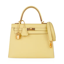 Load image into Gallery viewer, Kelly 25 Bag Jaune Poussin Epsom Gold Hardware