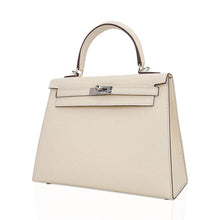 Load image into Gallery viewer, Kelly 25 Sellier Bag Nata Epsom Leather with Palladium Hardware