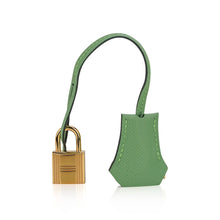 Load image into Gallery viewer, Kelly 25 Sellier Bag Vert Criquet Epsom Leather with Gold Hardware