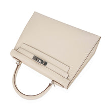 Load image into Gallery viewer, Kelly 28 Bag Sellier Craie Epsom Leather with Palladium Hardware