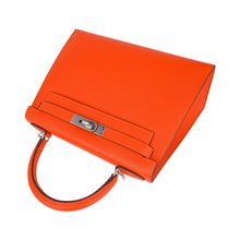 Load image into Gallery viewer, Kelly 28 Sellier Bag Feu Epsom Leather Palladium Hardware