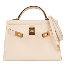 Load image into Gallery viewer, Mini Kelly 20 Bag Sellier Nata Epsom with Gold Hardware