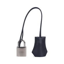 Load image into Gallery viewer, Verso Kelly Sellier 25 Bag Bleu de Minuit &amp; Etrusque Veau Madame Leather with Palladium Hardware