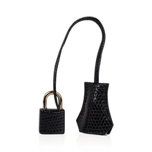 Load image into Gallery viewer, Kelly Touch 25 Retourne Bag Black Lizard / Togo Permabrass Hardware