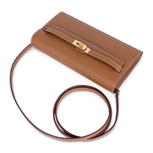 Load image into Gallery viewer, Kelly Classique To Go Wallet Gold Epsom Gold Hardware New w/Box