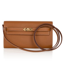 Load image into Gallery viewer, Kelly Classique To Go Wallet Gold Epsom Gold Hardware New w/Box