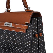 Load image into Gallery viewer, Limited Edition Kellywood 22 Bag Oak Bog, Barenia Leather, &amp; Aluminum Inlay with Palladium Hardware