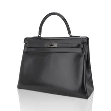 Load image into Gallery viewer, Limited Edition Kelly 32 Bag So Black Box Leather