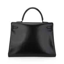 Load image into Gallery viewer, Limited Edition Kelly 32 Bag So Black Box Leather
