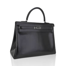 Load image into Gallery viewer, Limited Edition Kelly 32 Bag So Black Box Leather